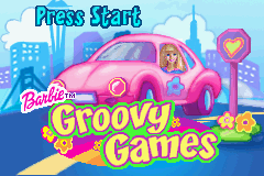Barbie Groovy Games Title Screen